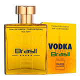 Perfume Vodka Brasil Amarelo Masculino 100ml Paris Elysees