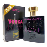 Perfume Vodka Love Fem 100 Ml Paris Elysees Original Lacrado