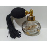 Perfumeiro Antigo Cristal E Ouro Borrifador Ok 7cm Veja9foto