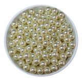 Perola Abs 12mm 500g Cor Creme 520 Peças
