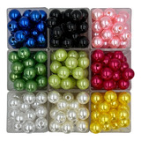 Perola Abs 12mm 500g Inteira Com Furo Passante - 520 Peças