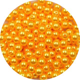 Pérola Inteira Abs 8mm Com Furo Passante - 500 Unidades