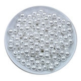 Perolas Abs 6mm Creme Marfim Bege 5000 Unid 500 Gramas