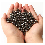 Perolas Abs Inteira 8mm Com Furo Cor Onix 500 Gramas