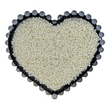 Perolas Abs Inteira C/furo 3mm Creme Ou Branca 500gr Atacado
