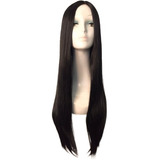 Peruca 100% Orgânica Lisa Longa Varias Cores 70cm +touca Wig