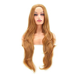 Peruca Cabelo Ruivo Lace Idêntico Ao Humano Liso Orgânico