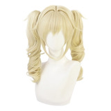 Peruca Cosplay Genshin Impact Barbara Com Boné Incluído