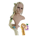 Peruca Fantasia Personagem Rapunzel Princess