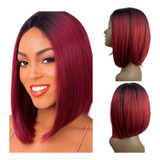 Peruca Front Lace Micro Pele Babyhair Fibra Organica Lisa