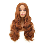 Peruca Lace Fibra Futura Idêntica Cabelo Natural Ruiva