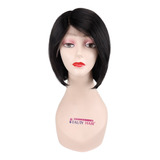 Peruca Lace Front Wig Cabelo Humano Total Remy 25cm