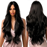 Peruca Lace Wig Identica Cabelo Humano Sem Franja Ondulada