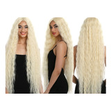Peruca Loira Front Lace Longa Biorgânica Enviando Normal!