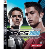 Pes 2008 - Pro Evolution Soccer 2008 - Ps3 Mídia Física