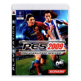 Pes 2009 Pro Evolution Soccer Ps3 Mídia Física Original 