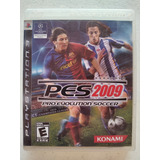 Pes 2009 Ps3 Pro Evolution Soccer Mídia Física Seminovo + Nf