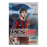 Pes 2010 Físico Para Nintendo Wii Pro Evolution Soccer Novo