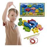 Pescaria Divertida Brinquedo De Encaixe Toy Mix Pega Peixe