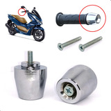Peso Pezinho De Guidao De Moto Pcx 150 2019 2020 Cromado Par