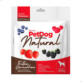 Pet Dog Petisco Caes Biscoito Canino Alimento Natural 150g Tipo Frutas Vermelhas