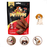 Petisco Bifinho Sabor Carne Super Premium Petitos 60gr Pet