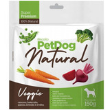 Petisco Caes Biscoito Canino Alimento Natural Petdog 150g Tipo Veggie