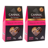 Petisco Cannix Tirinhas Crocante Gourmet 70g - Kit C/2 Un
