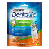 Petisco Gato Dentalife Gatos Adultos Crocante Limpeza Dental