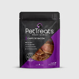 Petisco Natural P/ Cachorro Pet Treats Chips De Bacon 4un
