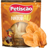 Petisco Orelha Bovina Cães Mordedor Natural Petiscão C/5 Un