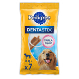 Petisco Para Cães Adultos Raças Grandes Pedigree Dentastix Pacote 270g 7 Unidades