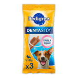 Petisco Para Cães Adultos Raças Pequenas Pedigree Dentastix Pacote 45g 3 Unidades