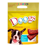 Petisco Pet  Bifinhos Para Cão Doogs Carne E Leite Pct 500g