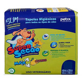 Petix Tapete Higiênico Super Secão Max Citrus Slim  1 Pack 30 Unidades 60x90