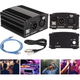 Phantom Power Fantom Power 48v Usb Microfone Condensador220v