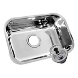 Pia Cuba N2 Inox 430 56x34x14cm Polido Alto Brilho Premium