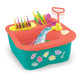 Pia De Cozinha Infantil Lava Louças Brinquedo Acqua Brink 