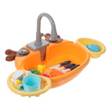 Pia De Cozinha Pretend Play Toy Parrot Bird Banheira