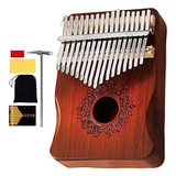 Piano De Polegar Kalimba Gecko K17m De 17 Teclas Mbira Mahog