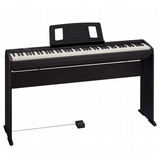Piano Digital Fp-10 Bk Roland 88 Teclas Com Estante Kscfp10