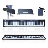Piano Digital Profissional 88 Teclas + Pedal Sustain E Capa