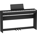 Piano Digital Roland Fp30x Bk 88 Teclas + Estante + Pedais