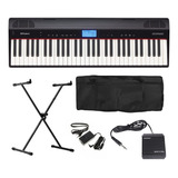 Piano Digital Roland Go Piano Go61p Go-61p Kit Completo Go61