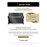 Piano Fritz Dobbert Modelo Novo Fd 110 Preto Auto Brilho