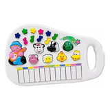 Piano Infantil Musical Alegre Educativo Som Animais Fazenda 
