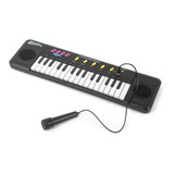 Piano + Microfone Teclado Infantil Cantar