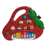 Piano Musical Bebe Criança Som Teclado Bichinhos Infantil 