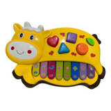 Piano Teclado Musical Infantil Sons Luz