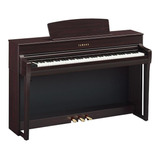 Piano Yamaha Digital Clavinova Clp-745r 88 Teclas Rosewood Cor Preto Bivolt